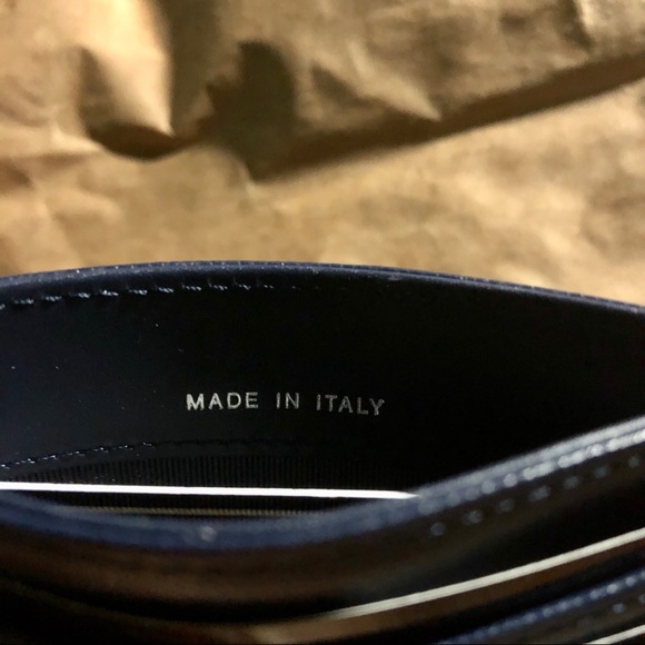 Chanel Navy Chevron Card Holder - Picture 4 of 9